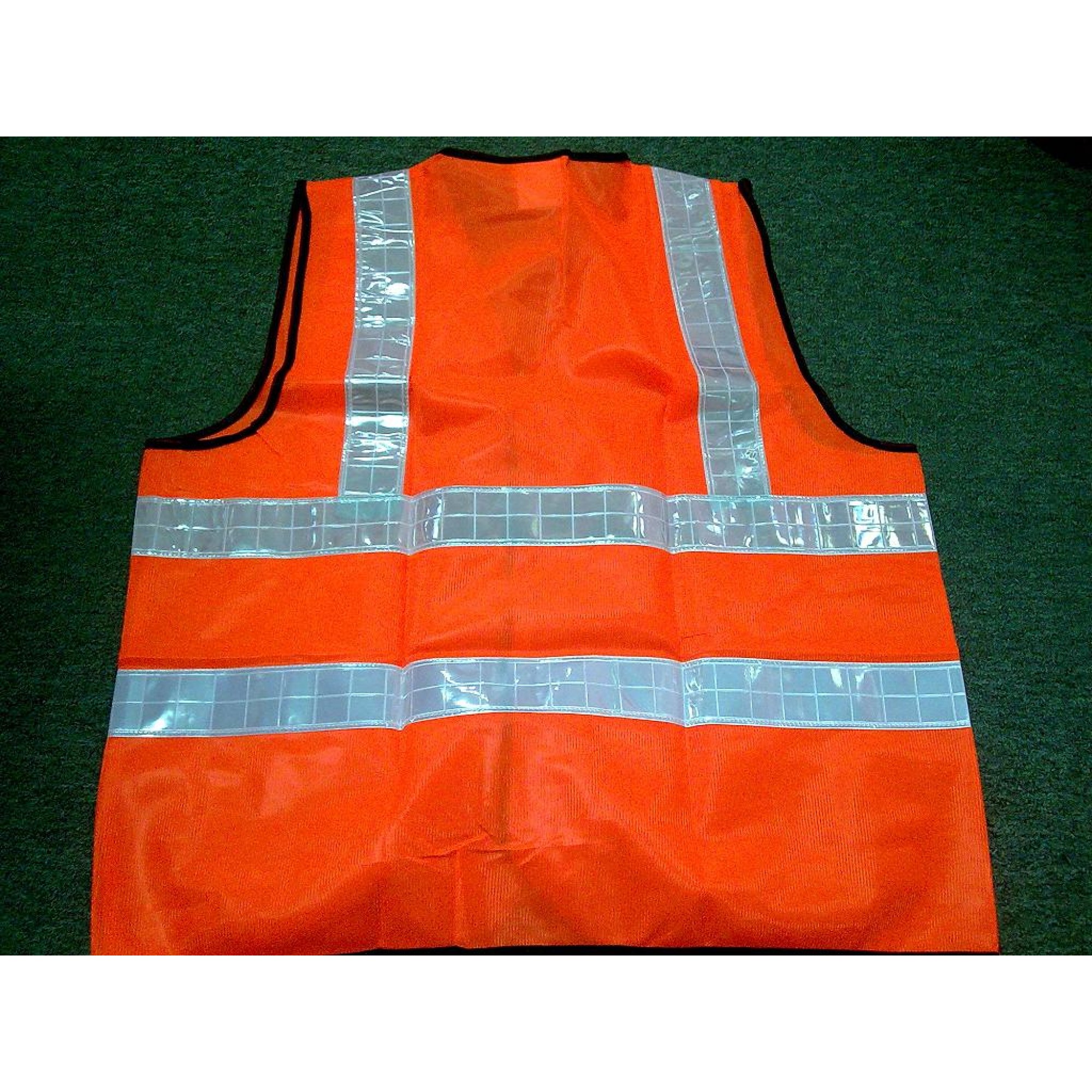Safety Orange Vest Back